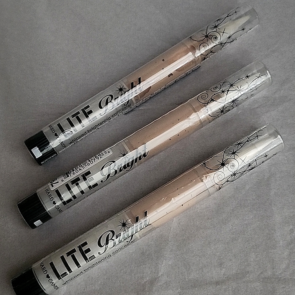Hard Candy Lite Bright Whipped Brightening Concealer Lot of 3(LIGHT MEDIUM)